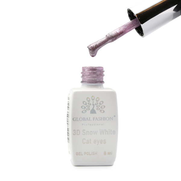 Global Fashion Cat Eye 3D Gel Polish Snow White Collection - 23 Magnetic Shades
