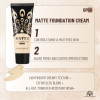 Global Fashion matte foundation close up waterproof oil free finish كريم اساس لقطة مقربة مطفي