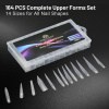 Upper Nail Forms 164pcs – Clear Dual Forms Set Nail Tips Close View Extension Kit | اطراف اظافر
Upper Nail Forms 164pcs – Clear Dual Forms Set Dual Nail Forms Detailed View | اظافر صناعية
