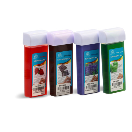 Roller Wax Cartridge – Hair Removal | Green Apple Wax Cartridge Close View Hair Removal | شمع رول
Roller Wax Cartridge – Hair Removal | Green Apple Paraffin Wax Detailed View Skin Care | شمع بارافين