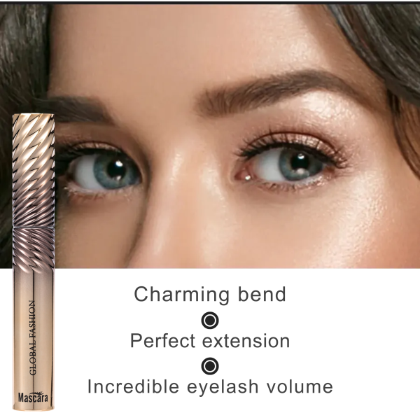 Global Fashion Magic Curl waterproof mascara dual brush volume curl ماسكارا مقاومة للماء