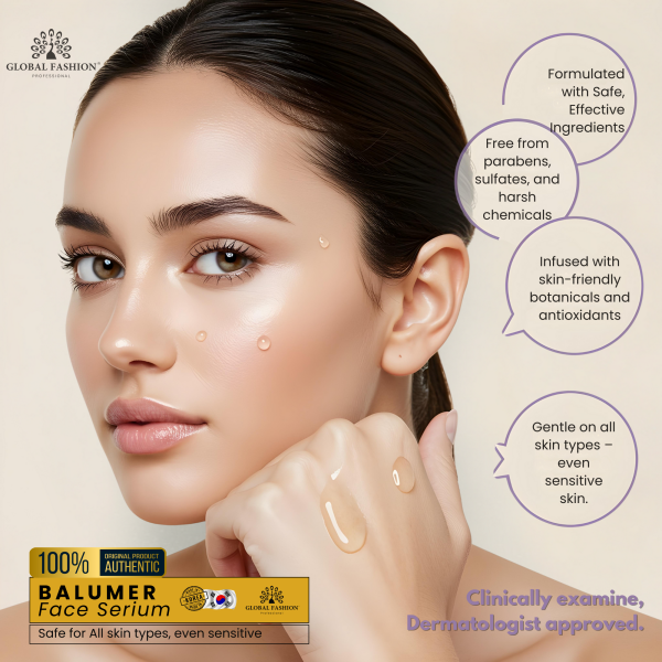 BALUMER Face Serum 50ml Face Serum Bottle 50ml - Anti Aging Hydrating Skincare Serum UAE GCC | سيروم للوجه