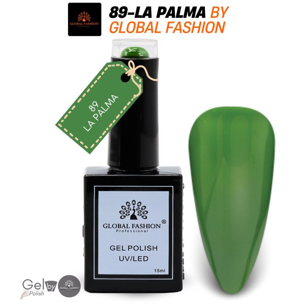 Pastel Petals Nail Polish 15ml UV LED | 89-La Palma 1p Pastel Gel Nail Polish Bottle 15ml - UV LED Soak Off Nail Color UAE GCC | طلاء أظافر جل باستيل