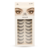 6D false eyelashes close up thick fluffy layered lashes رموش صناعية لقطة مقربة