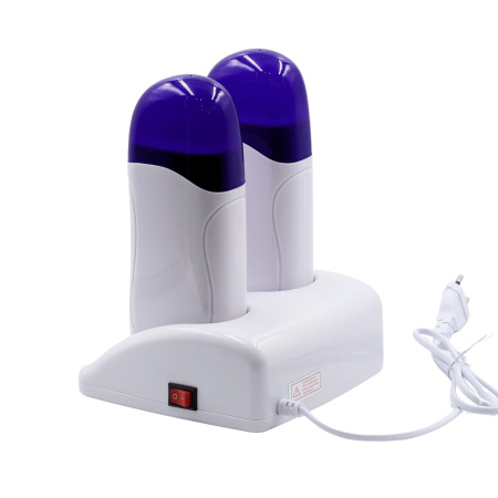 Double Cartridge Wax Heater – Hair Removal Machine | White Double Wax Heater Close View Hair Removal | جهاز تسخين الشمع
Double Cartridge Wax Heater – Hair Removal Machine | White Dual Wax Heater Detailed View | ماكينة الشمع
