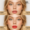 Velvet Smooth lip liner close up creamy texture matte finish قلم تحديد شفاه لقطة مقربة