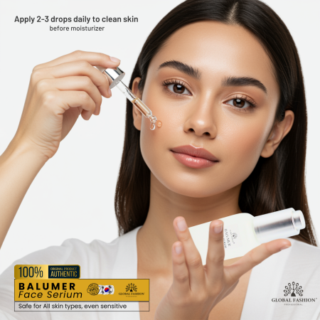 BALUMER Face Serum 50ml Serum Close Up - Hydrating Anti Aging Facial Treatment | سيروم للوجه صورة مقربة