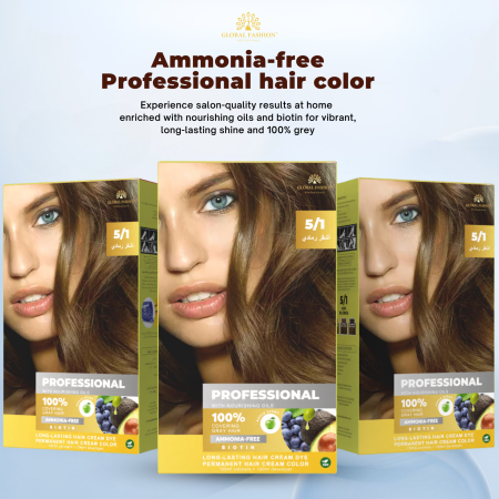 Hair dye close up smooth creamy texture صبغة شعر لقطة مقربة