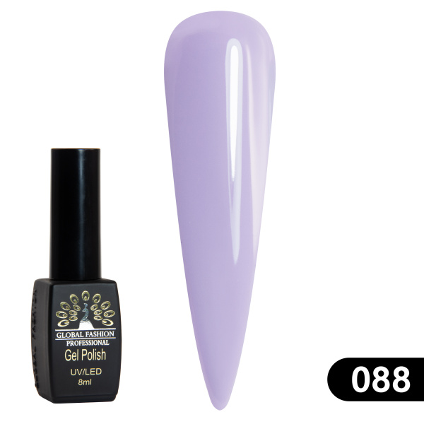 Gel polish BLACK ELITE 088, Global Fashion 8 ml