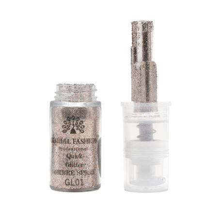 Dry Spray for Gradient Ombre Nails, Glitter, 01