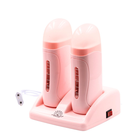 Double Cartridge Wax Heater – Hair Removal Machine | Pink Double Wax Heater Close View Hair Removal | جهاز تسخين الشمع
Double Cartridge Wax Heater – Hair Removal Machine | Pink Dual Wax Heater Detailed View | ماكينة الشمع
