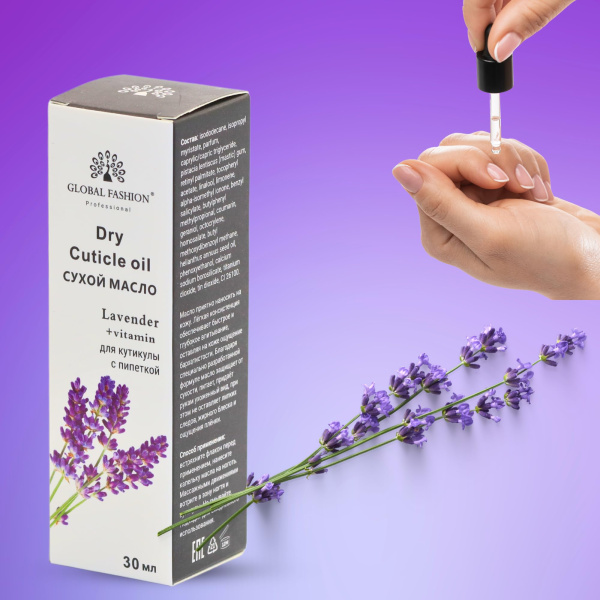 Global Fashion Professional Cuticle Oil – Natural Nail & Skin Care Blend