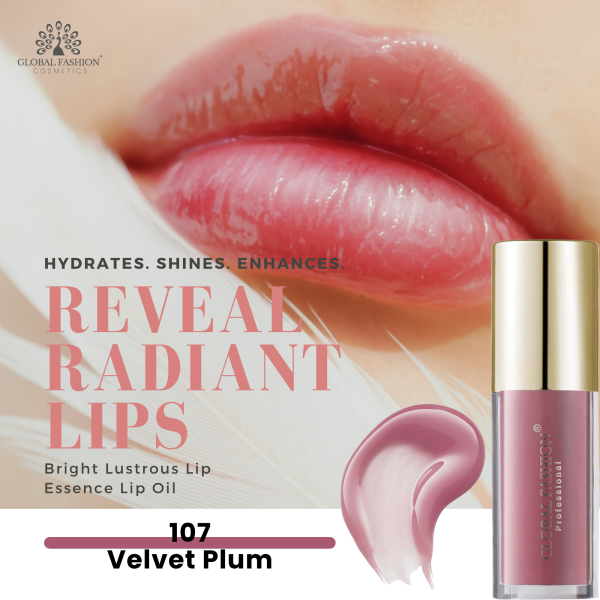 Global Fashion lip oil gloss high shine hydrating tinted finish ليب اويل لامع