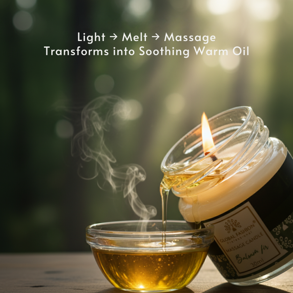 Global Fashion 30 ml Massage Candle – 21 Aromatherapy Scents