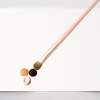 Rose Gold Foundation, Concealer, Powder, Blush and Eyeshadow Brush Close Up - High Density Synthetic Vegan Bristles | فرش مكياج احترافية شعيرات ناعمة