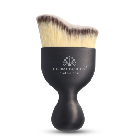 Rose Gold Foundation, Concealer, Powder, Blush and Eyeshadow Brush Close Up - High Density Synthetic Vegan Bristles | فرش مكياج احترافية شعيرات ناعمة