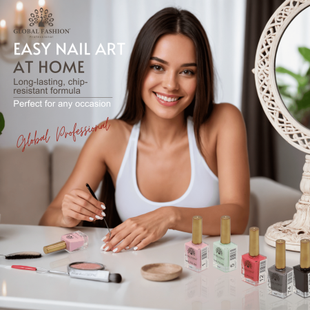 Global Fashion Classic Nail Polish 15ml – Soft Elegance Set 1 | Detailed View
طلاء أظافر كلاسيك 15 مل جلوبال فاشن – مجموعة النعومة الأنيقة 1 | عرض تفصيلي
