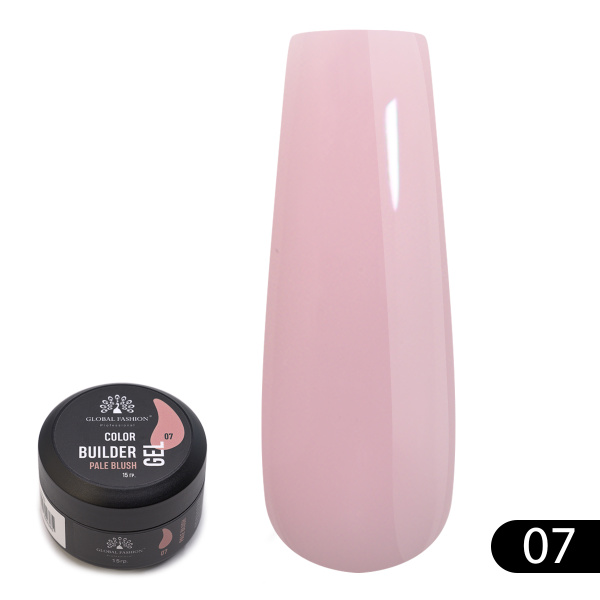Global Fashion Color Builder Gel 15g | Nail Extension Gel | جل بيلدر ملون
