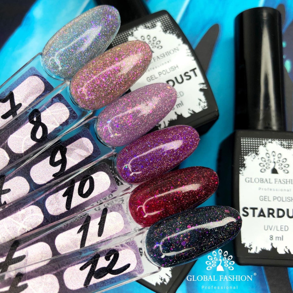 Stardust Glitter Gel Polish – 8 ml Shade 07 – Holographic Shine
