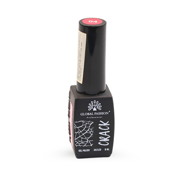 Gel polish "CRACK" – crackle/craquelure effect, 8 ml, No. 04 | طلاء جل "CRACK" بتأثير التشقق (كراكيلور) 8 مل رقم 04
