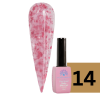 Rubber base Chrome Flake Global Fashion 8 ml, 14