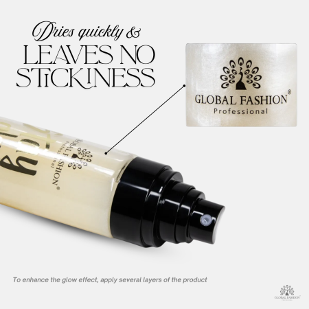 Shimmer mist glow spray close up light veil radiance بخاخ جلو ولمعان لقطة مقربة