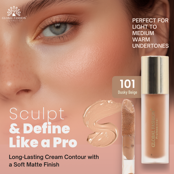 Global Fashion liquid contour preview matte finish كونتور سائل مقاوم للماء
