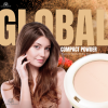 Global Fashion compact powder close up velvet matte finish بودرة مضغوطة لقطة مقربة