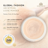 Loose powder close up matte shine control finish بودرة سائبة لقطة مقربة