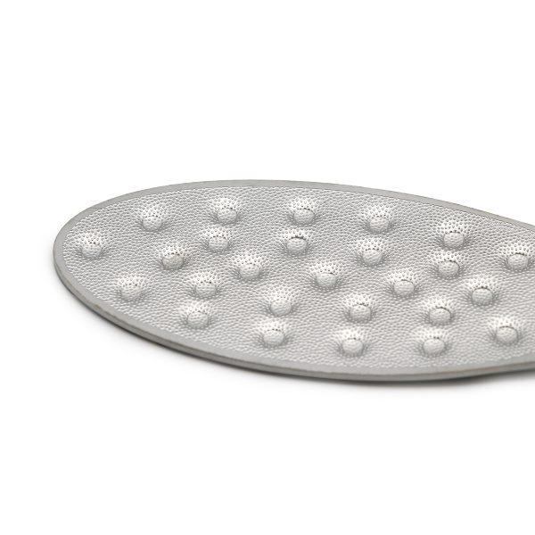 Global Fashion Laser Cut Metal Foot File – Stainless Steel Double-Sided Callus Remover
