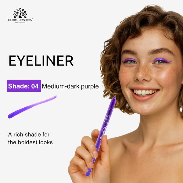 Waterproof gel eyeliner matte precision twist up smudge proof ايلاينر جل مقاوم للماء