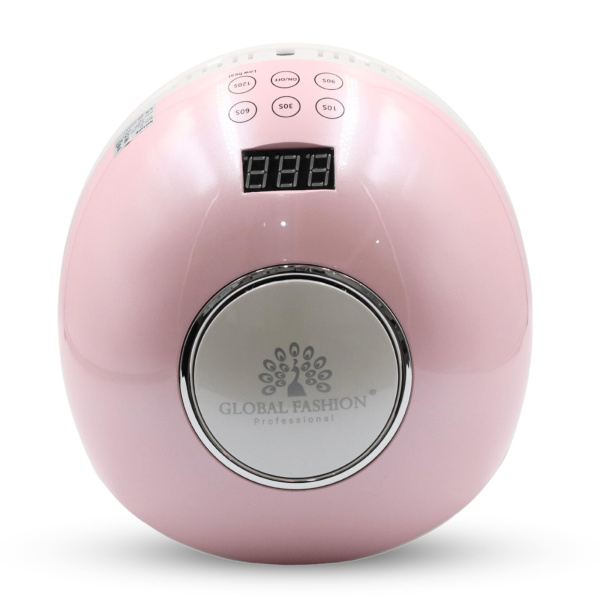 Global Fashion 2-in-1 UV/LED Nail Lamp – Fast 30s Cure, G1 | Pink uv led nail lamp cordless fast curing 30 seconds gel polish dryer manicure machine