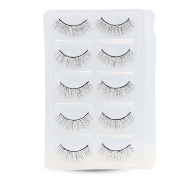 3D wispy false eyelashes reusable natural look fluffy lashes رموش صناعية طبيعية