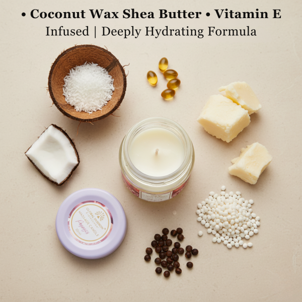 Global Fashion 30 ml Massage Candle – 21 Aromatherapy Scents