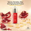 Vitamin E skincare set close up youthful glow finish مجموعة عناية بالبشرة لقطة مقربة
