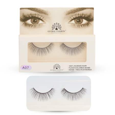 False eyelashes close up fluffy mink strip lashes رموش صناعية لقطة مقربة