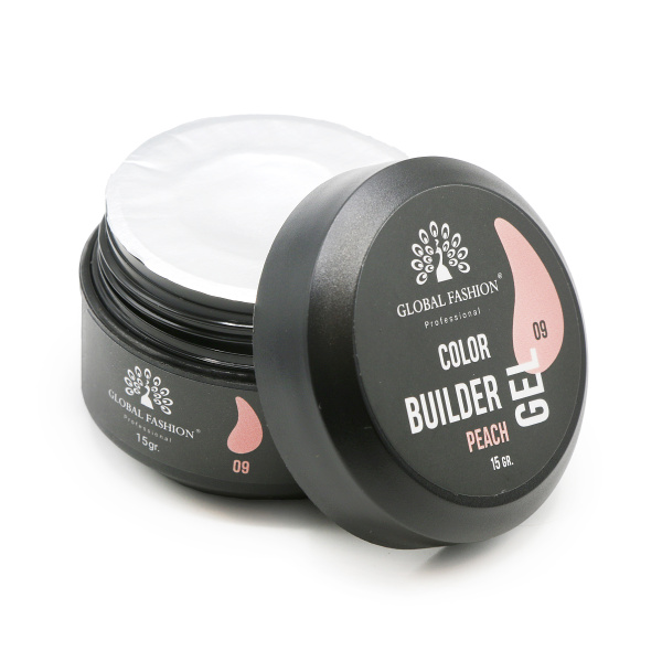Global Fashion Color Builder Gel 15g | Nail Extension Gel | جل بيلدر ملون
