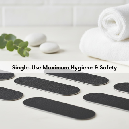 Foot File Replacement Pads 50pcs – Adhesive Refills | PF-150 Foot File Pads Close View Callus Removal | مبرد القدم
Foot File Replacement Pads 50pcs – Adhesive Refills | PF-150 Pedicure Pads Detailed View Smooth Feet | ورق برد القدم