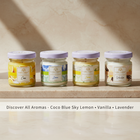 Global Fashion Massage Candle – 30 ml Aromatherapy Spa Candle in 21 Scents
