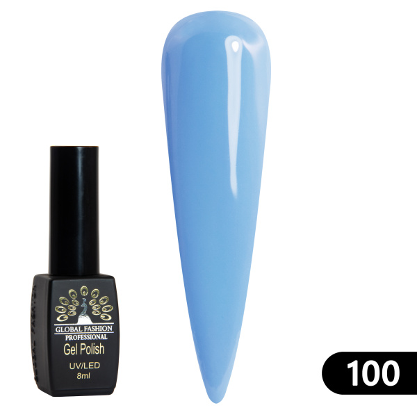 Gel polish BLACK ELITE 100, Global Fashion 8 ml
