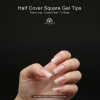 Half Cover Gel Tips 120pcs – Clear Nail Extensions | Square Nail Tips Close View Extension Kit | اطراف اظافر
Half Cover Gel Tips 120pcs – Clear Nail Extensions | Square Dual Nail Forms Detailed View | اظافر صناعية