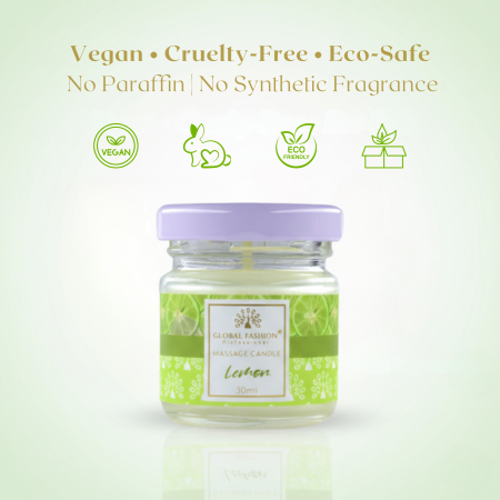 Global Fashion Massage Candle – 30 ml Aromatherapy Spa Candle in 21 Scents