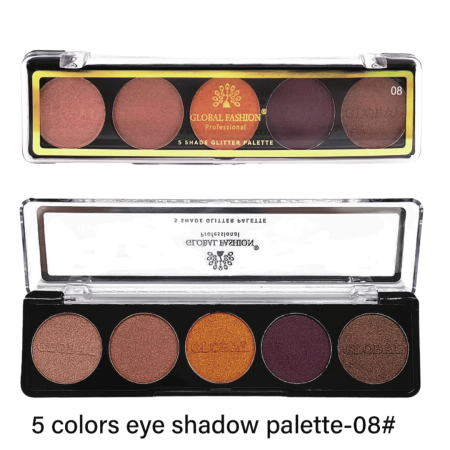 Global Fashion eyeshadow palette close up high pigment texture ظلال عيون لقطة مقربة
