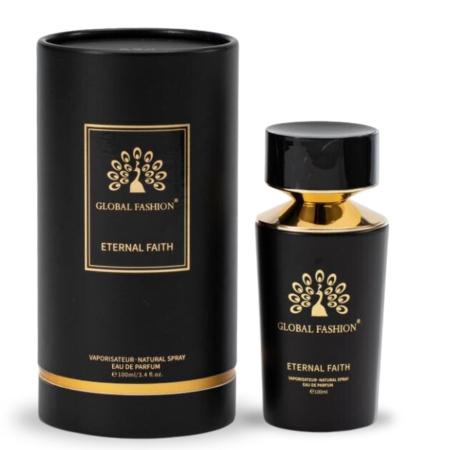 Global Fashion Men Perfume 50ml Close Up - Premium Eau de Parfum Spray Bottle | عطر رجالي 50 مل صورة مقربة