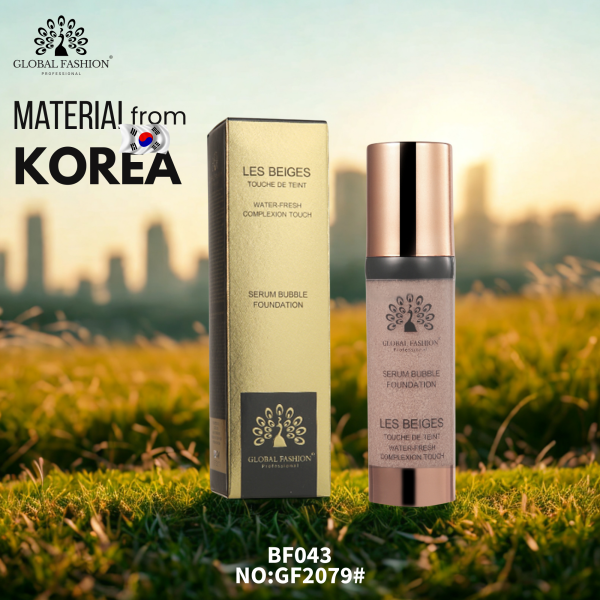Global Fashion serum foundation preview hydrating natural glow finish كريم اساس سيروم بلمعة طبيعية