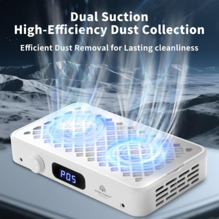 48W Nail Dust Collector Dual Turbine Close View | جهاز شفط غبار احترافي
Professional Nail Vacuum HEPA Filter Detailed View | مكنسة اظافر