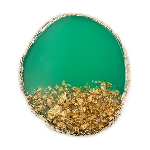 Palette stone (gold leaf) 3