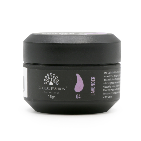 Global Fashion Color Builder Gel 15g | Nail Extension Gel | جل بيلدر ملون
