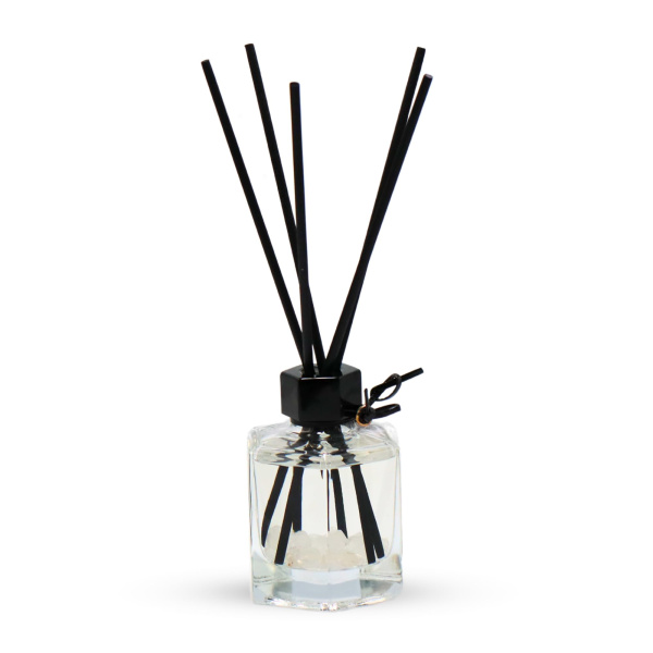 White Crystal Reed Diffuser 100ml Home Fragrance Reed Diffuser Bottle 100ml - Luxury Aromatherapy Home Fragrance UAE GCC | معطر غرف فاخر