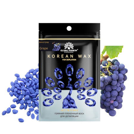 Global Fashion Korean Hard Wax for Depilation | GRAPE 100g